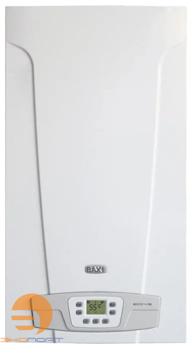 Котел настенный газовый BAXI ECO-4s 24 двухконт., дымоход DN120