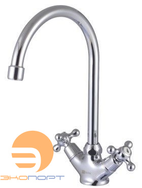 Смеситель для кухни с высоким поворотным изливом 307 мм, хром, plus HARMONY, LEMARK