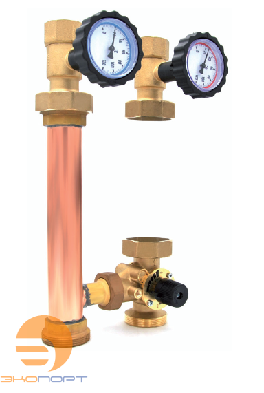 Насосно-смесительный модуль 1 1/4" МК DN32 ECO 2 (без насоса) Huch