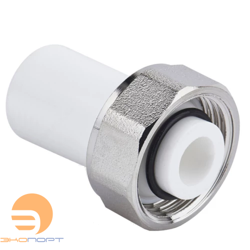Муфта с накидной гайкой евроконус 20х3/4" PPRC РТП