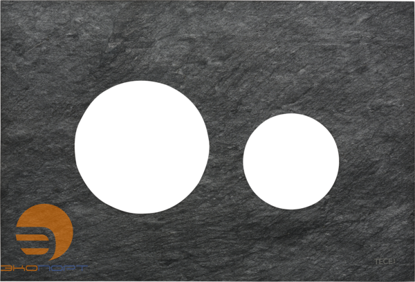 Лицевая панель TECEloop Modular, плитка сланцевая, TECE