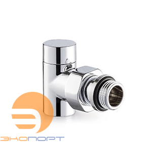 Клапан запорный угловой, 1/2" цвет хром SR Rubinetterie