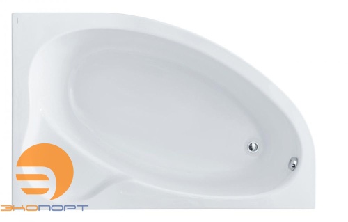 Ванна ЭДЕРА ассиметричная 170*110 R, белая, прав., Santek