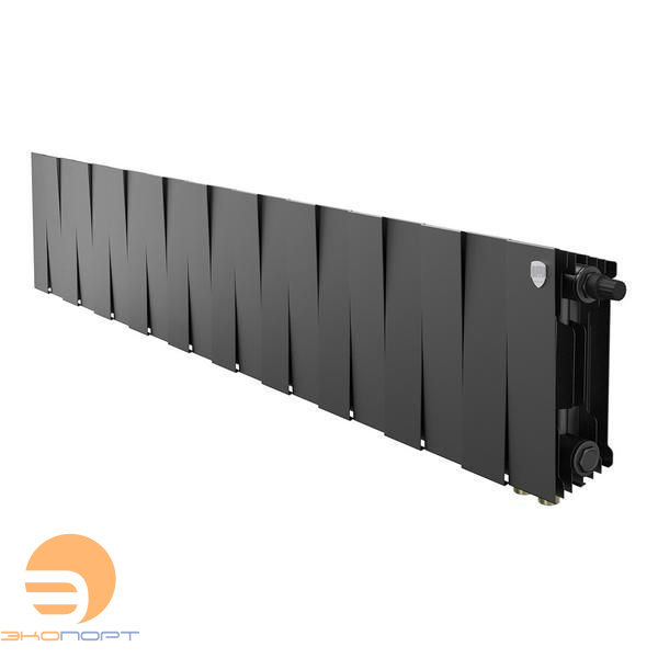 Радиатор биметаллический PianoForte Noir Sable VDR80 200/100 (107Вт)  12 секций Royal Thermo