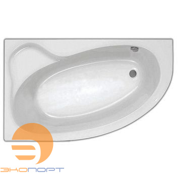 Ванна ЭДЕРА 170*110, левая + монтаж.комплект + фронт.экран, Santek