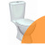 Унитаз напольный Eurovit с сиденьем и крышкой функцией плавного закрытия (W301801) IDEAL STANDARD