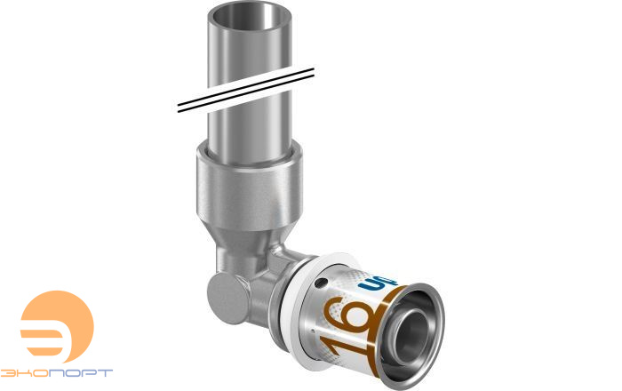 Уголок для подключения радиатора 16-15мм 350мм S-PRESS PLUS UPONOR