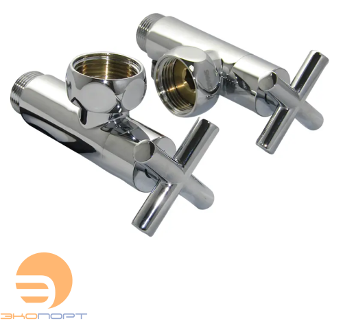 Вентиль угловой крестовой 1"х3/4" г/ш, SMART/Компл ПАРА (2шт.)