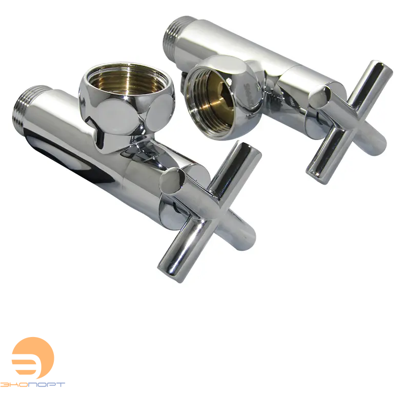 Вентиль угловой крестовой 1"х3/4" г/ш, SMART/Компл ПАРА (2шт.)