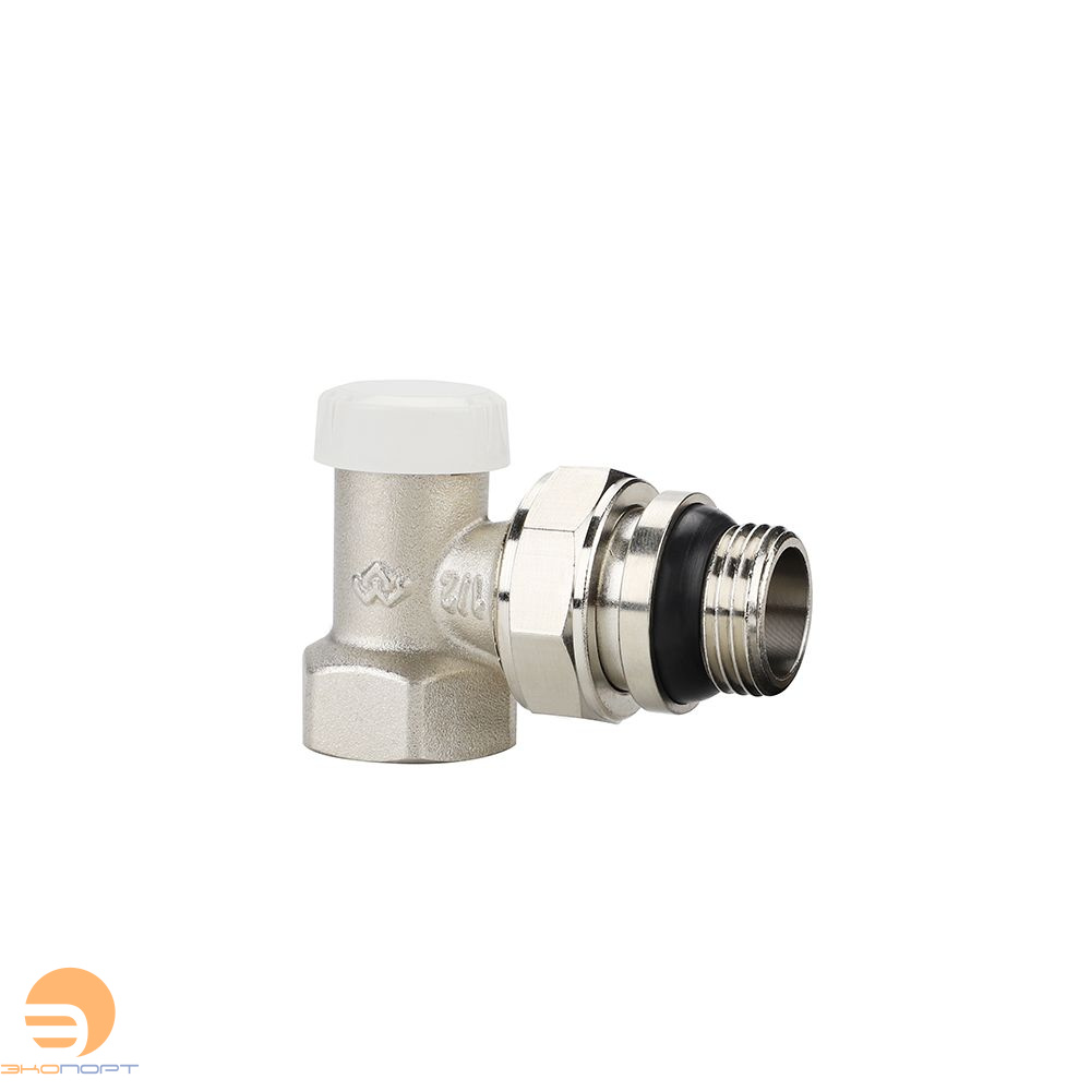 Запорный радиаторный клапан угловой самоупл. угл. 1/2 Varmega