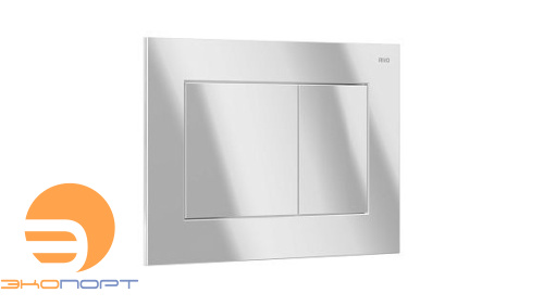 Панель двойного смыва Touch Line (белый / пластик), RIVO