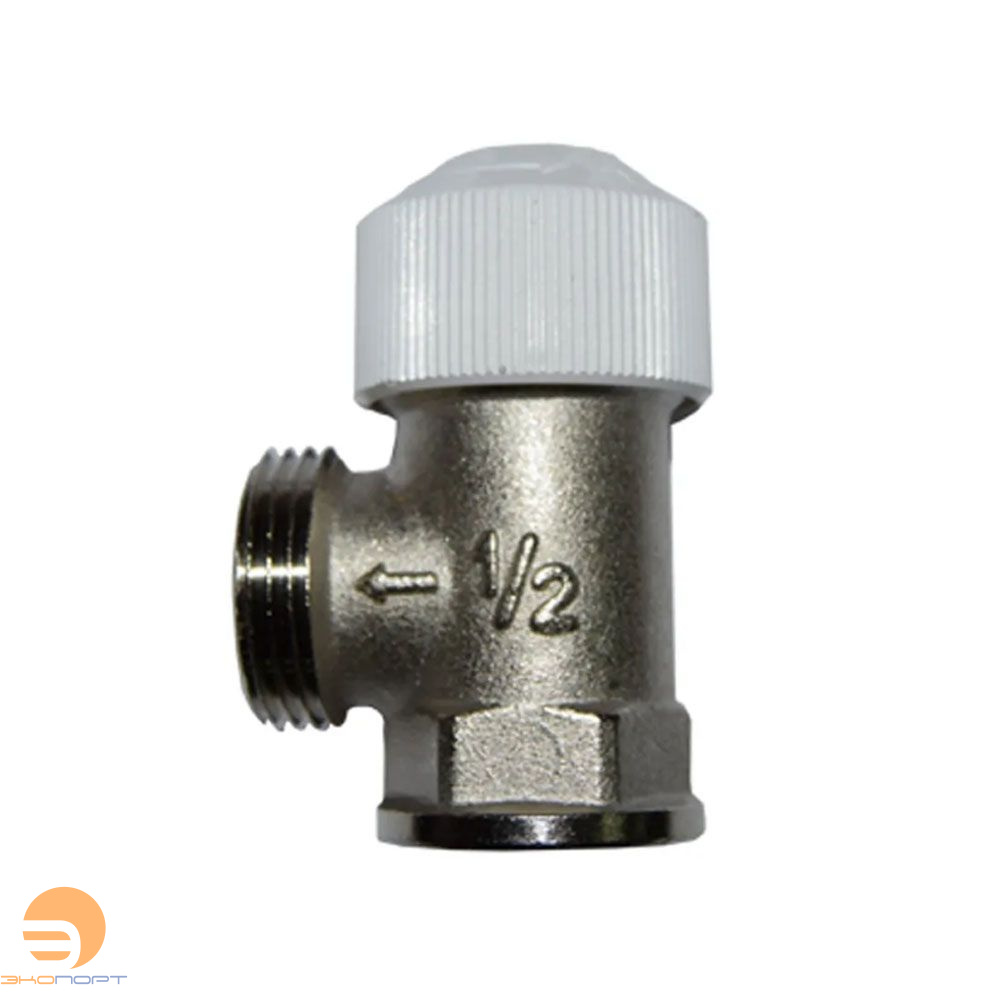Вентиль угловой 1/2"х3/4" ВН, без хвостовика, термостатический (701302) SR Rubinetterie