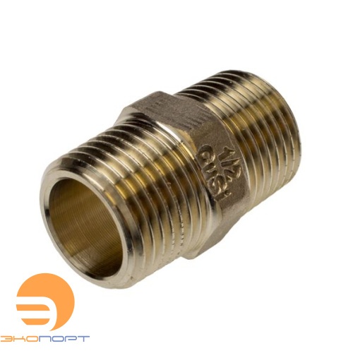 Ниппель НР 1/2" мод. 3280 (бронза) SANHA PURAFIT