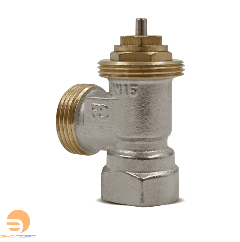 Вентиль угловой Armature термостатический ВР-НР 1/2"х3/4", без хвостовика, никель, Primoclima
