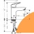 Смеситель для раковины Logis, 100 мм, без донного клапана, HANSGROHE Смеситель для раковины Logis, 100 мм, без донного клапана, HANSGROHE