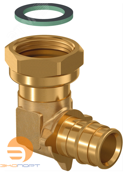 Угольник с накидной гайкой 16х1/2 Usystems