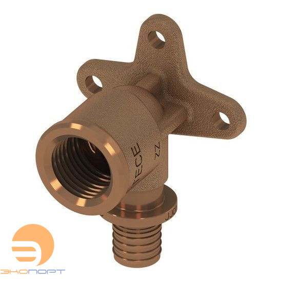 Уголок настенный с креплением ВР 16х 1/2" бронза TECE