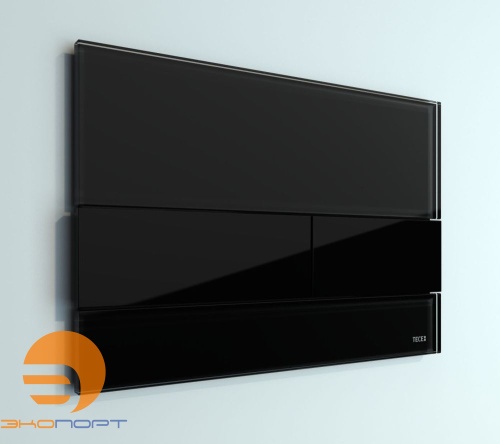 Клавиша TECEsquare, стекло черное, клавиши черные