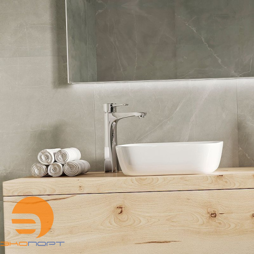 Смеситель для умывальника EVITTA, монолитный, высокий, хром, LEMARK