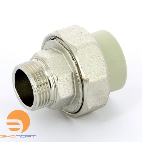 Муфта разъемная НР 25х3/4" серая Valfex