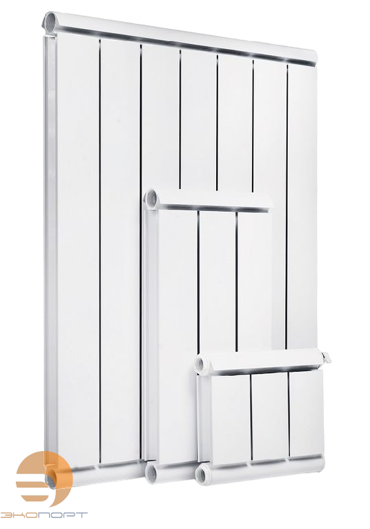 Радиатор Silver В-1800-2секц подкл. нижнее RAL9016 матовый (900Вт)