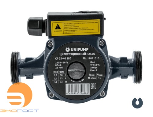 Насос циркуляционный CP 25-60 180, UNIPUMP