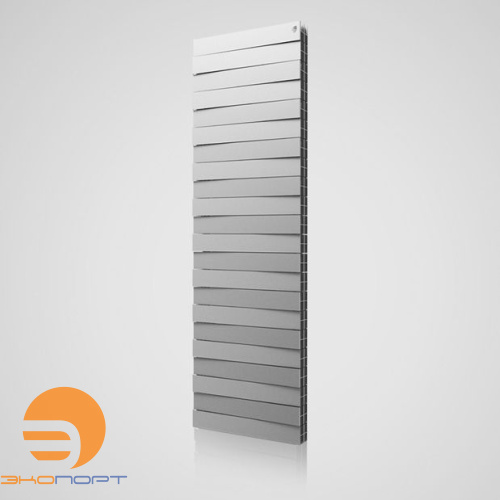 Радиатор биметаллический PianoForte TOWER 300 18 секц. Silver Satin Royal Thermo