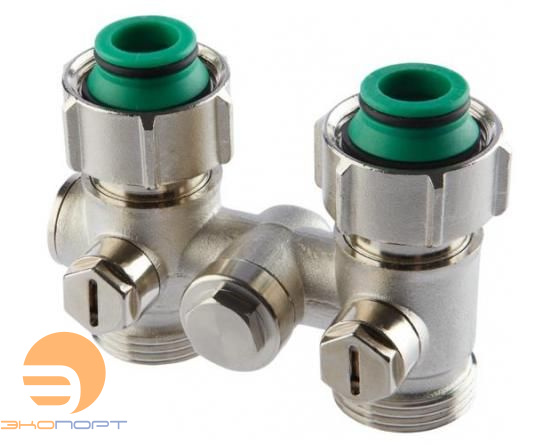 Узел нижнего подключения D2/50 прямой с б/п, 3/4х3/4 Simplex