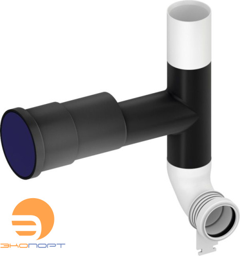 Патрубок сливной для отвода воздуха DN 70 90 гр левый TECE