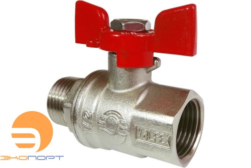 Кран шаровой  НВ  1/2" (бабочка) Valfex