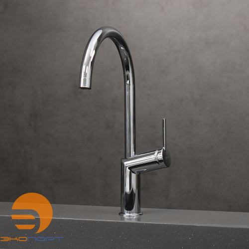 Смеситель для кухни Minima, с высоким поворотным изливом, хром, LEMARK