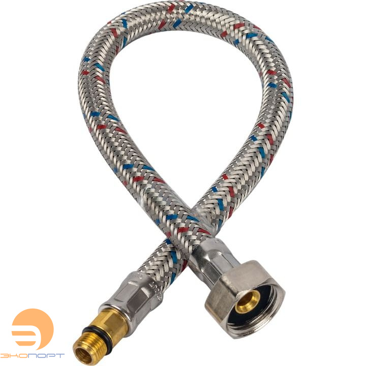 Подводка для смесителя 3/8 ВР (2 шт) М10 (18мм)/М10 (35мм)  400 мм STOUT