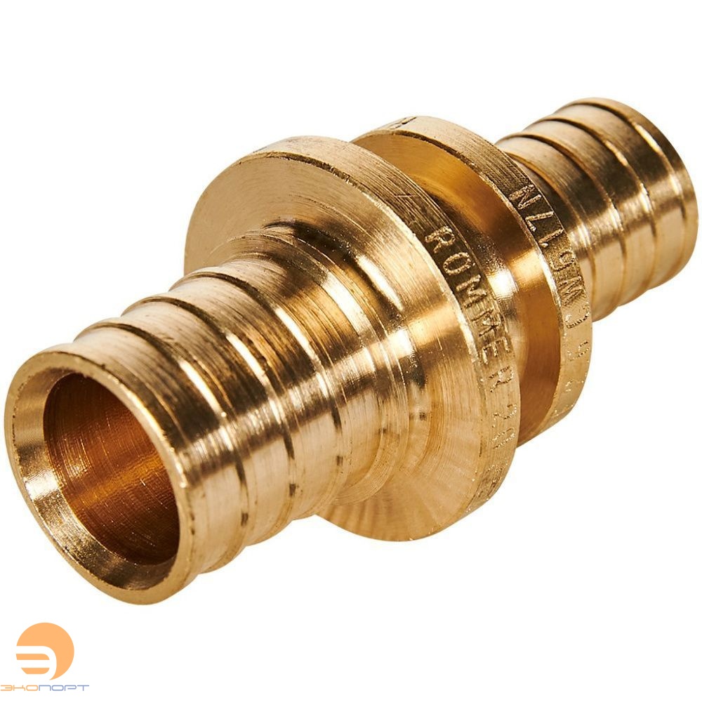 Муфта переходная 20-16 латунь Rommer