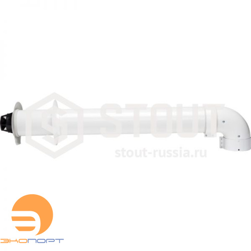 Комплект коаксиальный проход через стену 850мм (Vaillant Pro, Plus, Protherm Пантера) DN60/100 STOUT