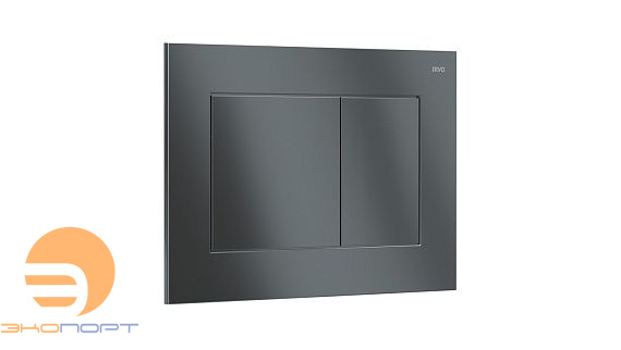 Панель двойного смыва Touch Line (хром матовый / пластик), RIVO