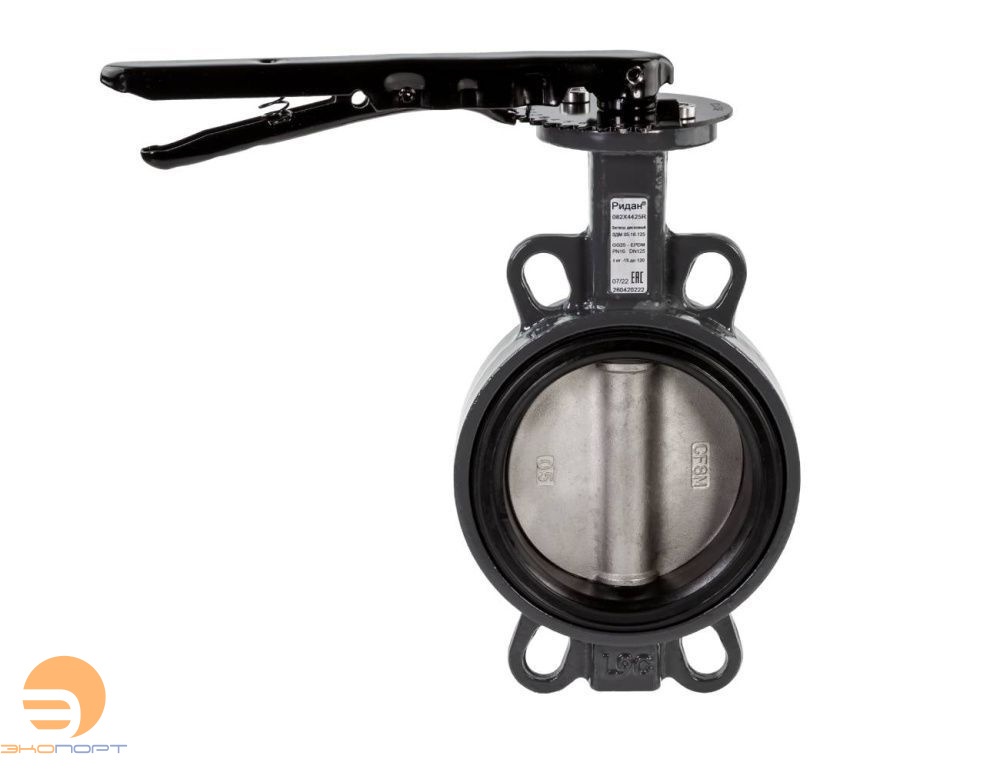 Затвор дисковый РИДАН-ЗДМ.05.16.200 диск нерж.сталь, ручка