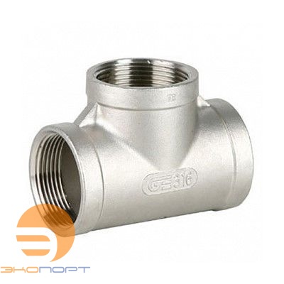 Тройник В-В DN 1/4, PN20, нерж. сталь AISI316