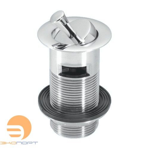 Выпуск с переливом (d=1 1/4) с вертящейся кнопкой, хром McAlpine