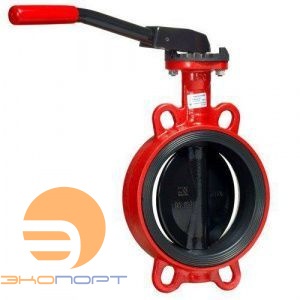 Затвор дисковый поворотный ЗПВЛ - FLN(w)-5-200-MRR-Е, Ду200, Ру16, межфланцевый, рукоятка, корпус - GGG40, диск - CF8M, седло - EPDM, Траб=-15...+95С