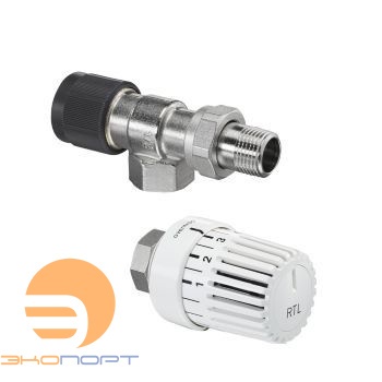 Вентиль "Uni RTLН" ограничитель обратного потока (осевой)  Oventrop