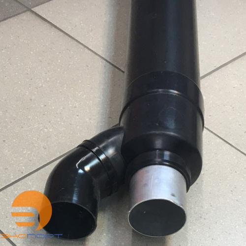 Проход параллельный через кровлю 80/80 черный