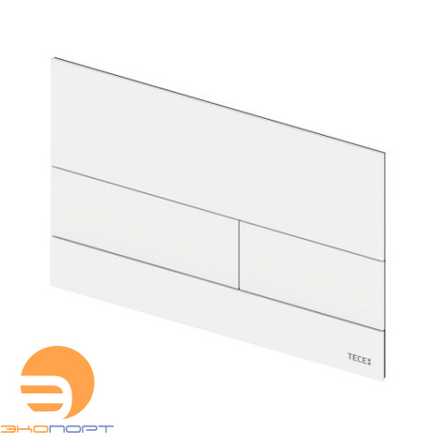 Клавиша TECEsquare II, металл, белая глянцевая TECE