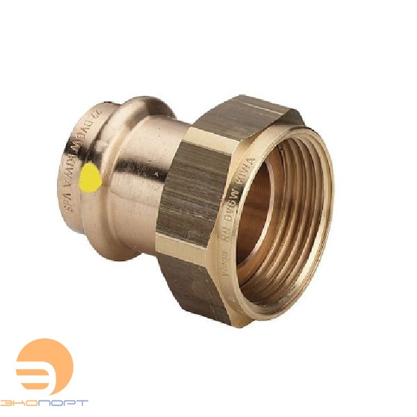 Переход с накидной гайкой ВР 22 х 3/4 Profi press G  Viega