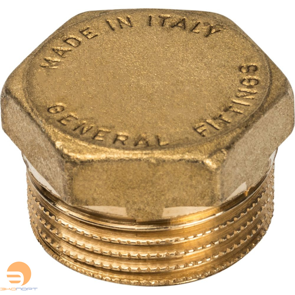 Заглушка НР  3/4 (латунь) STOUT