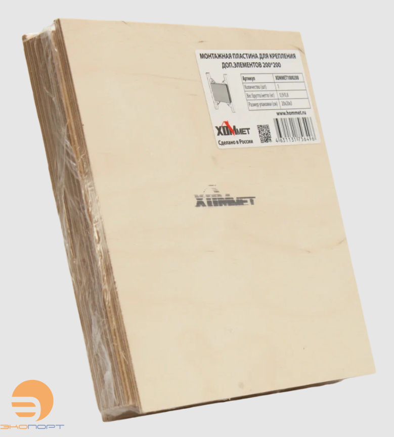 Пластина монтажная для крепления доп элементов (300*300), ХОММЕТ