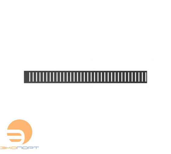 Решетка для водоотводящего желоба PURE черный-мат. 750 ALCA PLAST