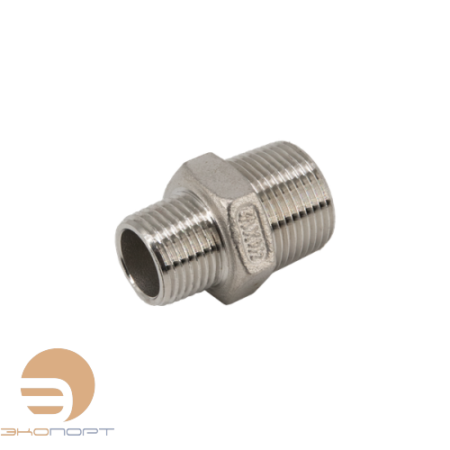 Ниппель переходной НН 1"х1/2" PN16  нерж. сталь AISI304