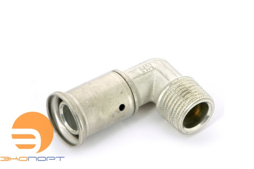 Угольник 20х1/2 HР латунь пресс HENCO