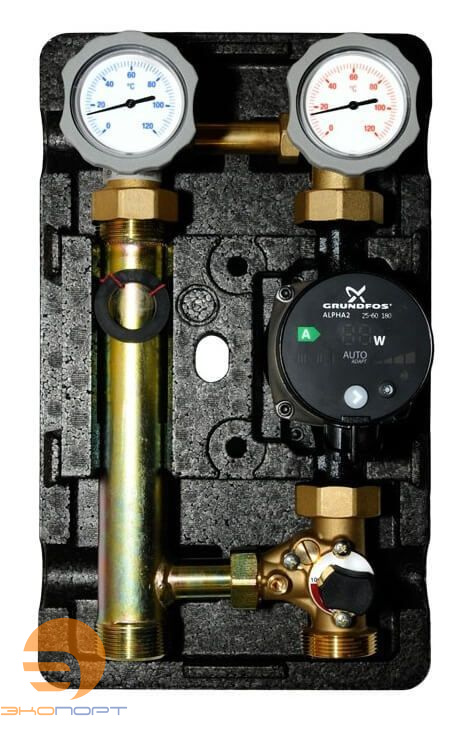 Группа насосно-смеcительная п. 8 MK 1 1/4" с насосом Grundfos UPM3 Hybrid 32-70 Meibes