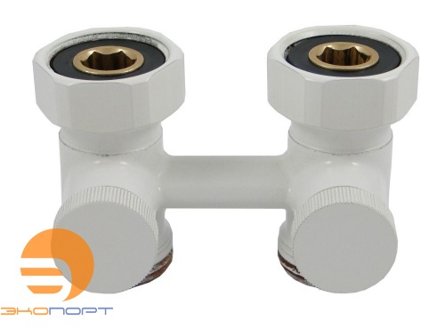 Узел нижнего подкл. G 3/4 х D3/4 прямой БЕЛЫЙ Standard Schlosser